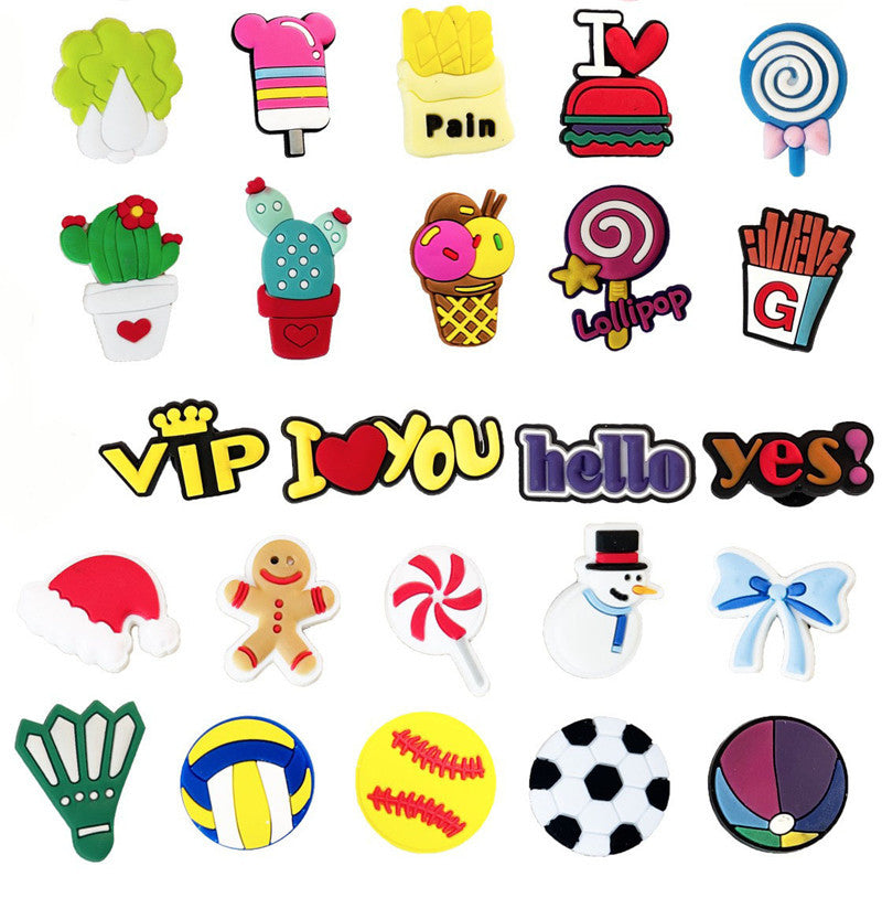 Lot 100 Charms crocs