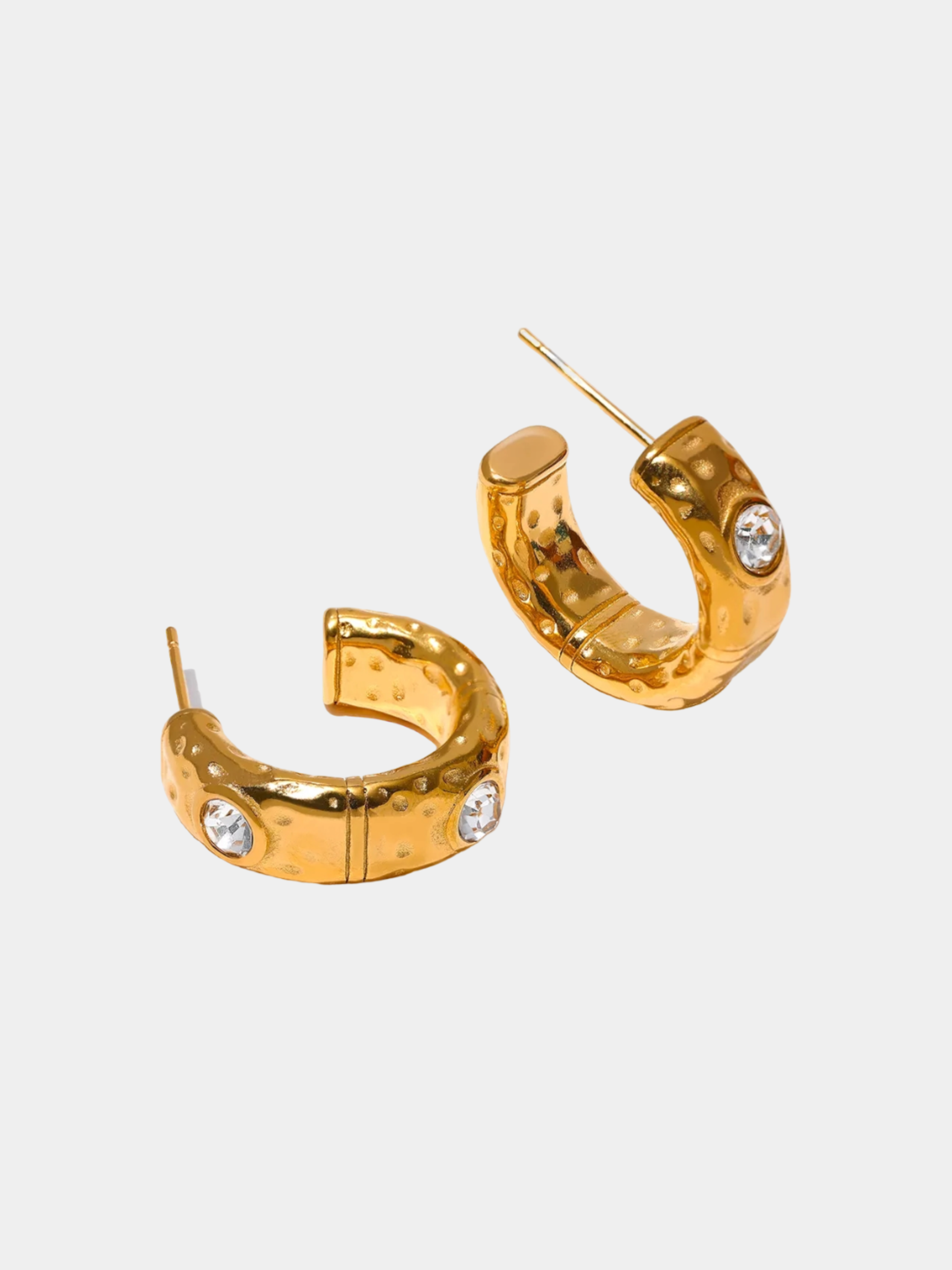 Zaina | Boucles d'oreilles en acier inoxydable