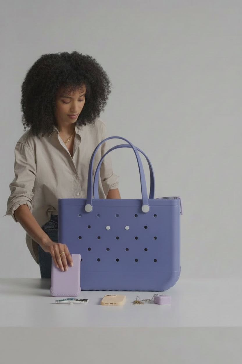 Rangement téléphone pour sac de plage